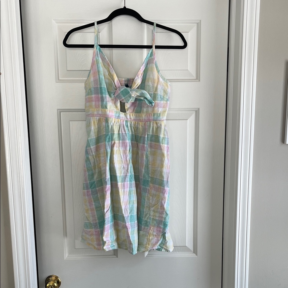 Old Navy Pastel Plaid Dress